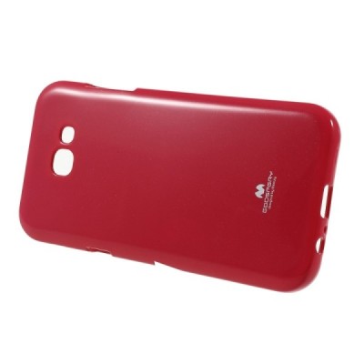 Samsung Galaxy A3 2017 (A320) Mercury tamsiai rožinis kieto silikono TPU dėklas - nugarėlė / Priedai.lt