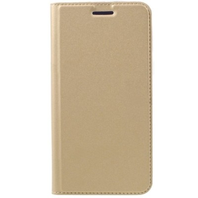 Samsung Galaxy A5 2017 (A520) „Dux Ducis“ Skin sērijas zelta ādas atvērams maciņš / Vacins.lv