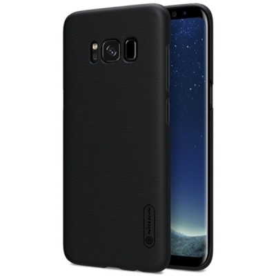 Samsung Galaxy S8 (G950) Nillkin Frosted Shield juodas plastikinis dėklas / Priedai.lt