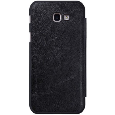Prabangus „Nillkin“ Qin serijos juodas odinis atverčiamas Samsung Galaxy A3 (2017) A320 dėklas - knygutė / Priedai.lt