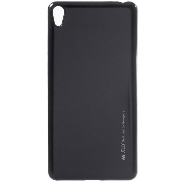 „Mercury“ futrālis - melns (Xperia E5)