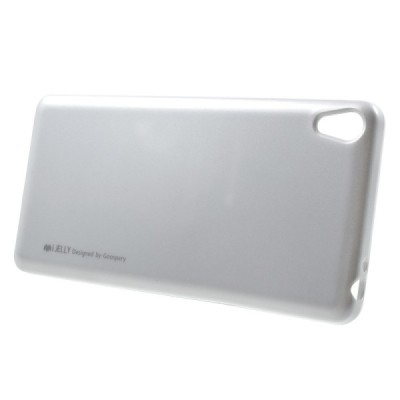 Sony Xperia E5 Mercury balts cieta silikona (TPU) futrālis / Vacins.lv