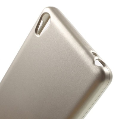 Sony Xperia E5 Mercury zelta cieta silikona (TPU) futrālis / Vacins.lv