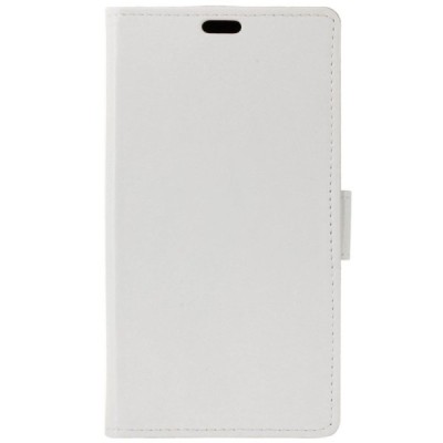 LG K5 (X220DSH) atvēramais ādas balts maciņš (maks) / Vacins.lv