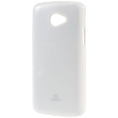 LG K5 (X220DSH) Mercury balts cieta silikona (TPU) apvalks / vacins.lv