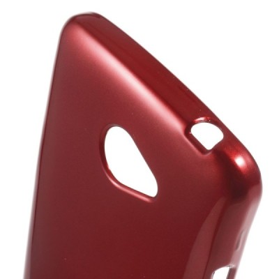 LG K5 (X220DSH) Mercury sarkans cieta silikona (TPU) apvalks / vacins.lv