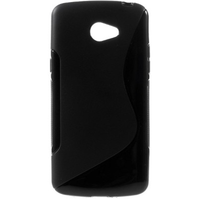 LG K5 (X220DSH) cieta silikona (TPU) melns apvalks / vacins.lv