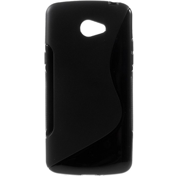Cieta silikona (TPU) apvalks - melns (K5)