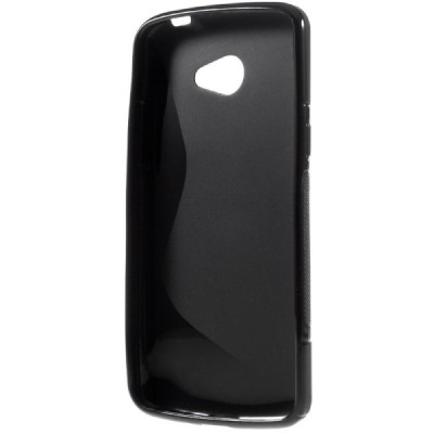 LG K5 (X220DSH) cieta silikona (TPU) melns apvalks / vacins.lv