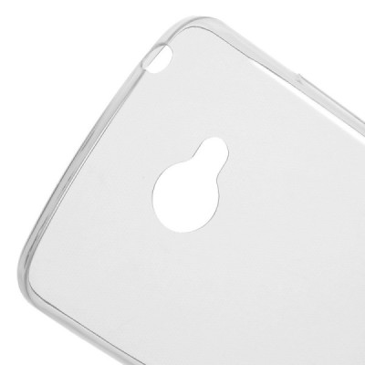 LG K5 (X220DSH) dzidrs (caurspīdīgs) cieta silikona TPU pasaulē planākais apvalks / Vacins.lv