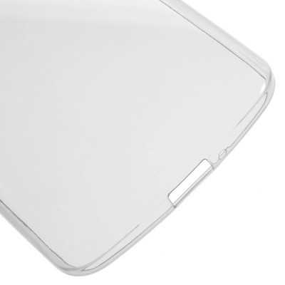 LG K5 (X220DSH) dzidrs (caurspīdīgs) cieta silikona TPU pasaulē planākais apvalks / Vacins.lv