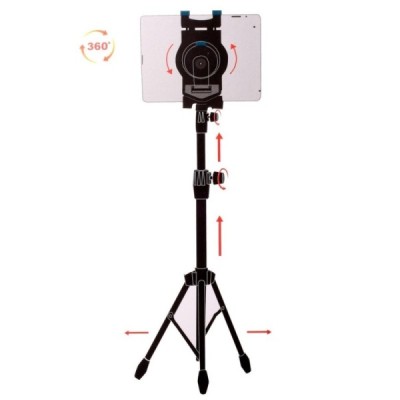 „Tripod Stand“ universalus planšetės laikiklis - juodas / Priedai.lt