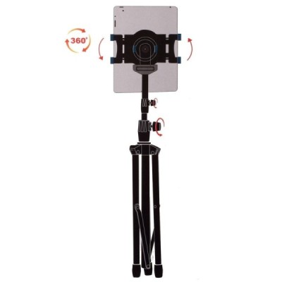 „Tripod Stand“ universalus planšetės laikiklis - juodas / Priedai.lt