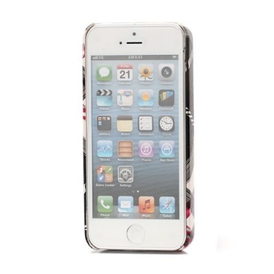 Apple iPhone 5, Apple iPhone 5S „Burberry“ stils melns apvalks / vacins.lv