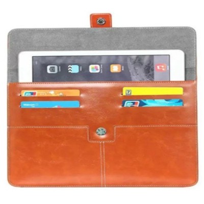 Universāls brūns ādas 8 collas planšetdatoru maciņš / Vacins.lv