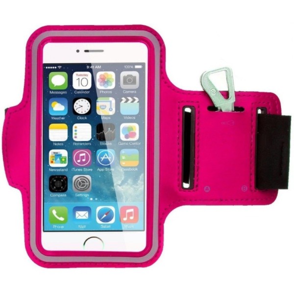 Futrālis sportam (rokas saite) - tumši rozs (XL+ izmērs)