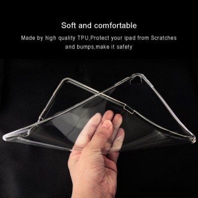 Apple iPad Pro 9.7 kieto silikono TPU skaidrus dėklas - nugarėlė / Priedai.lt
