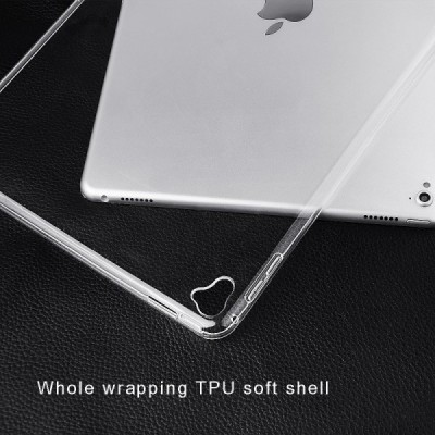 Apple iPad Pro 9.7 kieto silikono TPU skaidrus dėklas - nugarėlė / Priedai.lt