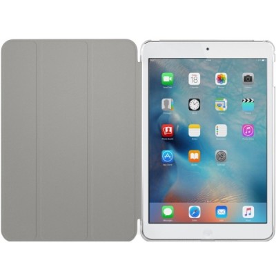 Apple iPad mini 4 (iPad mini 2019) atverčiamas juodas slim case odinis dėklas - stovas / Priedai.lt