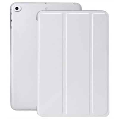 Apple iPad mini 4 (iPad mini 2019) atvēramais balts slim case ādas maciņš / Vacins.lv