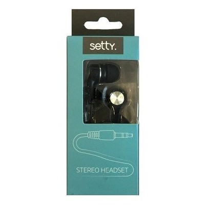 „Setty“ juodos ausinės / Priedai.LT