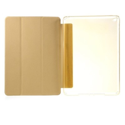Apple iPad Air 2 plāns atvēramais zelta futrālis / Vacins.lv