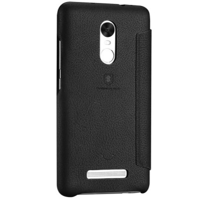 Xiaomi Redmi Note 3, Redmi Note 3 Pro Lenuo Ledream ādas atvēramais melns maciņš (maks) / Vacins.lv