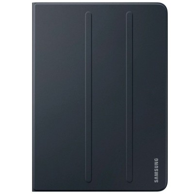Originalus Samsung Galaxy Tab S3 9.7 (T820, T825) Book Cover atverčiamas juodas odinis dėklas / Priedai.lt