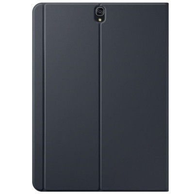 Originalus Samsung Galaxy Tab S3 9.7 (T820, T825) Book Cover atverčiamas juodas odinis dėklas / Priedai.lt