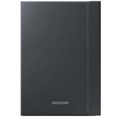 Originalus Samsung Galaxy Tab A 9.7 (T555, T550) Book Cover atverčiamas tamsiai pilkas medžiaginis dėklas / Priedai.lt