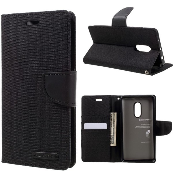 „Mercury“ atvērams maciņš - melns (Redmi Note 4)