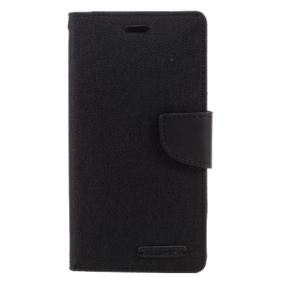 Xiaomi Redmi Note 4 Mercury atvērams melns maciņš (maks) / Vacins.lv