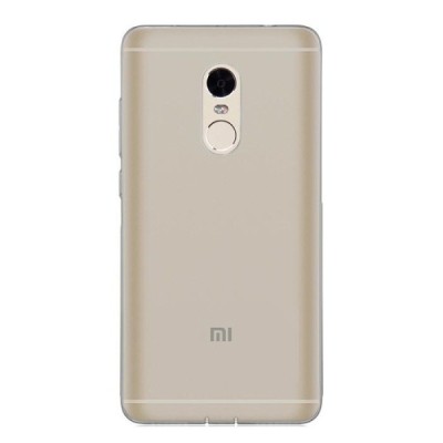 Xiaomi Redmi Note 4 dzidrs pelēks (caurspīdīgs) cieta silikona TPU pasaulē planākais apvalks / Vacins.lv