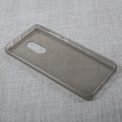 Xiaomi Redmi Note 4 dzidrs pelēks (caurspīdīgs) cieta silikona TPU pasaulē planākais apvalks / Vacins.lv