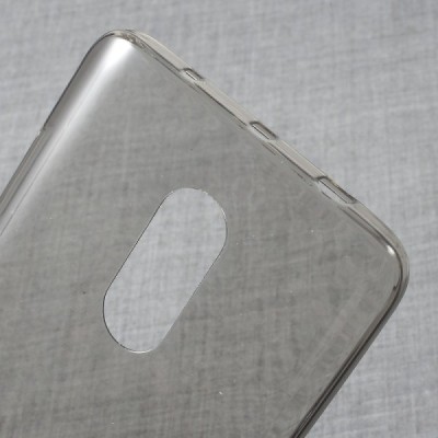 Xiaomi Redmi Note 4 dzidrs pelēks (caurspīdīgs) cieta silikona TPU pasaulē planākais apvalks / Vacins.lv