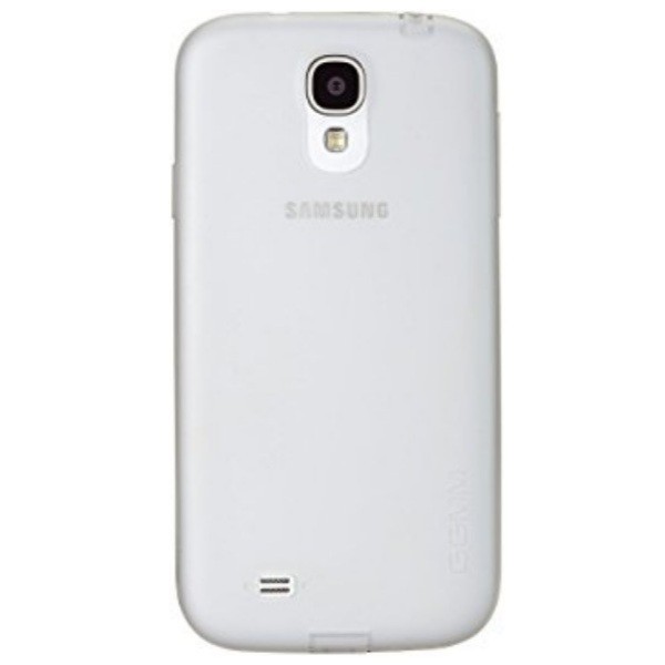 „GGMM“ kieto silikono (TPU) skaidrus dėklas - baltas (Galaxy S4)