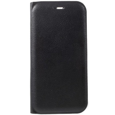 Huawei P10 (Huawei Ascend P10) melns atvēramais Flip Wallet ādas maciņš - maks / Vacins.lv