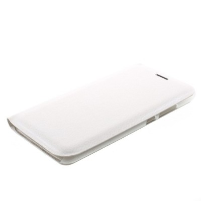 Huawei P10 (Huawei Ascend P10) balts atvēramais Flip Wallet ādas maciņš - maks / Vacins.lv