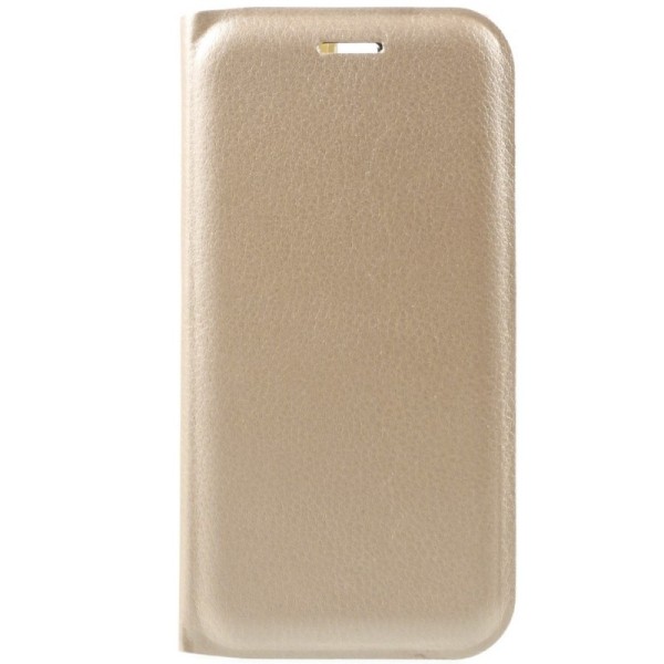 „Flip Wallet“ atvēramais ādas maciņš - zelta (P10)