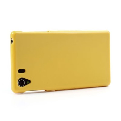 Sony Xperia Z1 Jelly Case dzeltens cieta silikona (TPU) futrālis / Vacins.lv
