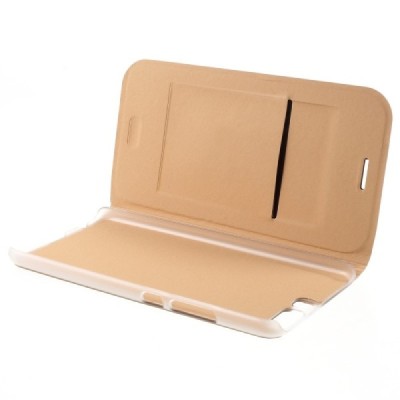 Huawei P10 (Huawei Ascend P10) zelta atvēramais Flip Wallet ādas maciņš - maks / Vacins.lv