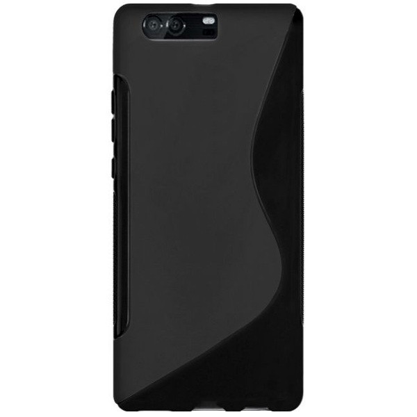 Kieto silikono (TPU) dėklas - juodas (P10)