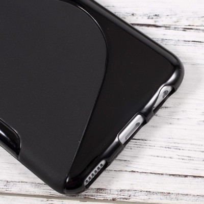 Huawei P10 kieto silikono TPU juodas dėklas - nugarėlė / Priedai.lt