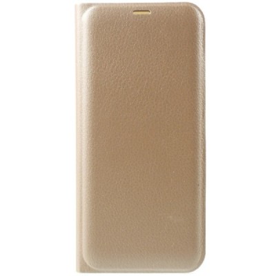 Samsung Galaxy S8 (G950) zelta atvēramais Smart Wallet ādas maciņš - maks / Vacins.lv