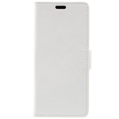 Samsung Galaxy S8 (G950) atvēramais ādas balts maciņš (maks) / Vacins.lv