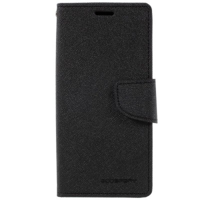 Samsung Galaxy S8 (G950) Mercury atvērams melns maciņš (maks) / Vacins.lv