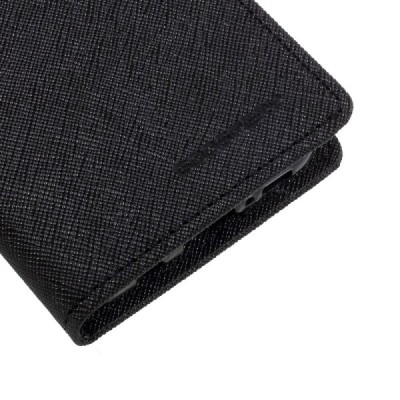 Samsung Galaxy S8 (G950) Mercury atvērams melns maciņš (maks) / Vacins.lv