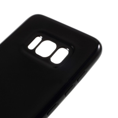 Samsung Galaxy S8 (G950) cieta silikona (TPU) melns apvalks / vacins.lv