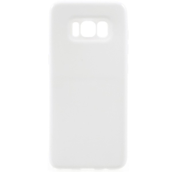 Kieto silikono (TPU) dėklas - baltas (Galaxy S8)