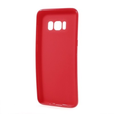 Samsung Galaxy S8 (G950) cieta silikona (TPU) sarkans apvalks / vacins.lv